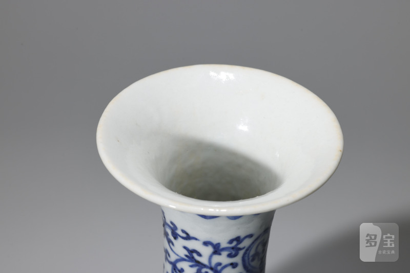 清  青花云龙穿花纹赏瓶 - 图6